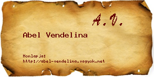 Abel Vendelina névjegykártya